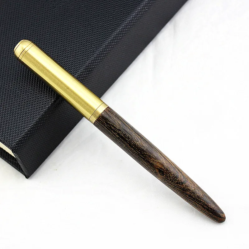 Высококачественная роскошная деревянная перьевая ручка, чернильная ручка, перо 0,7 мм, caneta tinteiro, офисный стиль, перо, стилографика, 03839