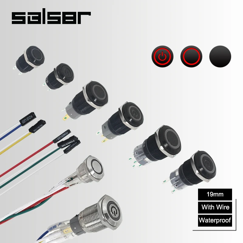 12 16 22mm 3 6v diy com fio 05