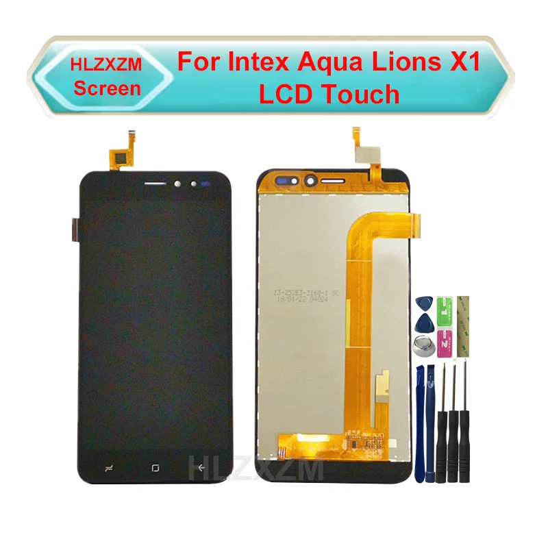 Для Intex Аква Львы X1 ЖК-дисплей Дисплей с кодирующий преобразователь сенсорного