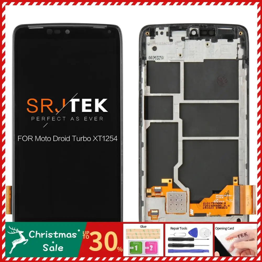 5," для Motorola Moto Droid Turbo XT1254 XT1225 ЖК-дисплей сенсорный экран дигитайзер+ рамка для Motorola Droid Turbo XT125 ЖК