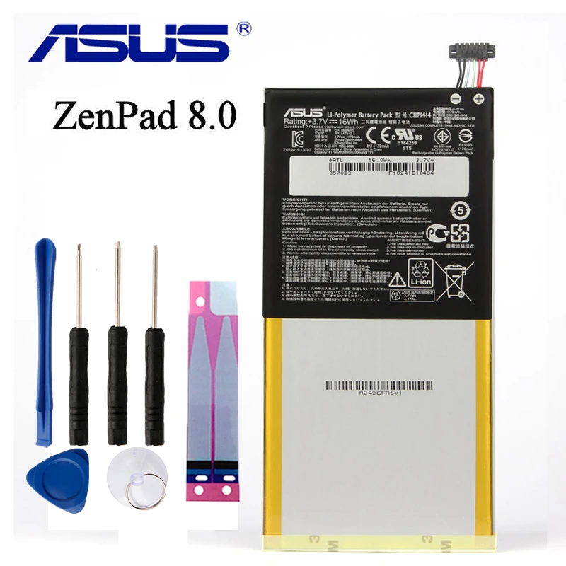 

Original ASUS C11P1414 Laptop Battery For ASUS ZenPad 8.0 CB81 Z380 4170mAh