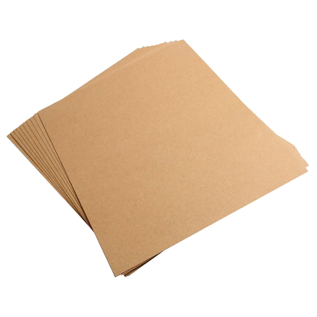 A4 Kraft Blank Matte Paper Cardstock Papers Cardboard For Craft Cardmaking