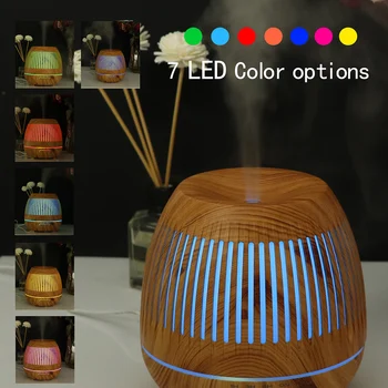 

Remote Control Humidifier Aroma Oil Diffuser Mute Mist Maker Auto Shut-off with 7 Color LED Lights for Home Office Bedroom