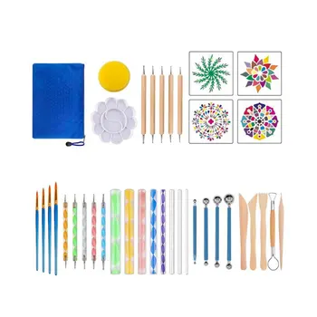 

1 Set Painting Kits Mandala Tool Kit Mandala Dotting Tools for Kids Man