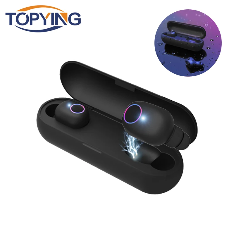 TOPYING Q1 TWS Bluetooth 5 0 беспроводные наушники настоящая стерео гарнитура с громкой