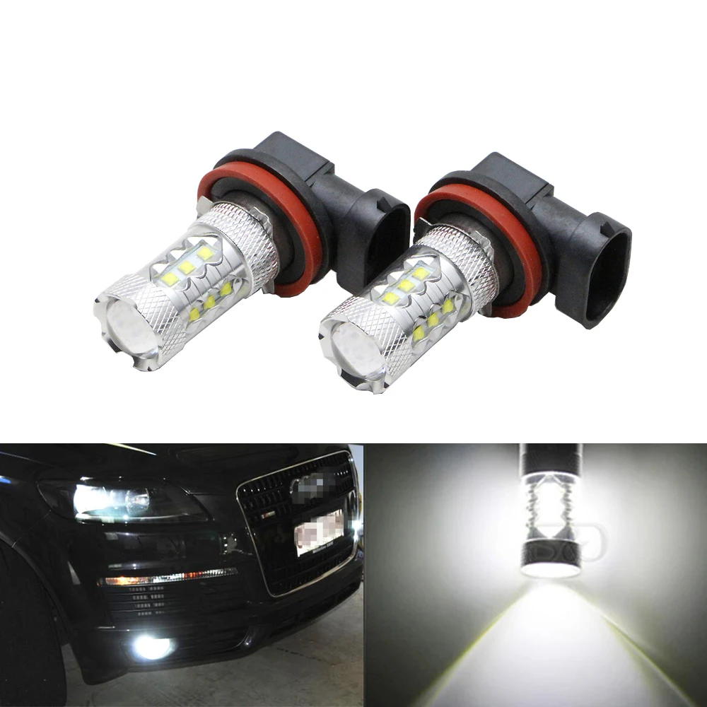 Противотуманные фары для Acura 2006-2014 RLX RL TL TSX MDX RDX H11 H8 светодиодный 80 Вт 6000 К белый |
