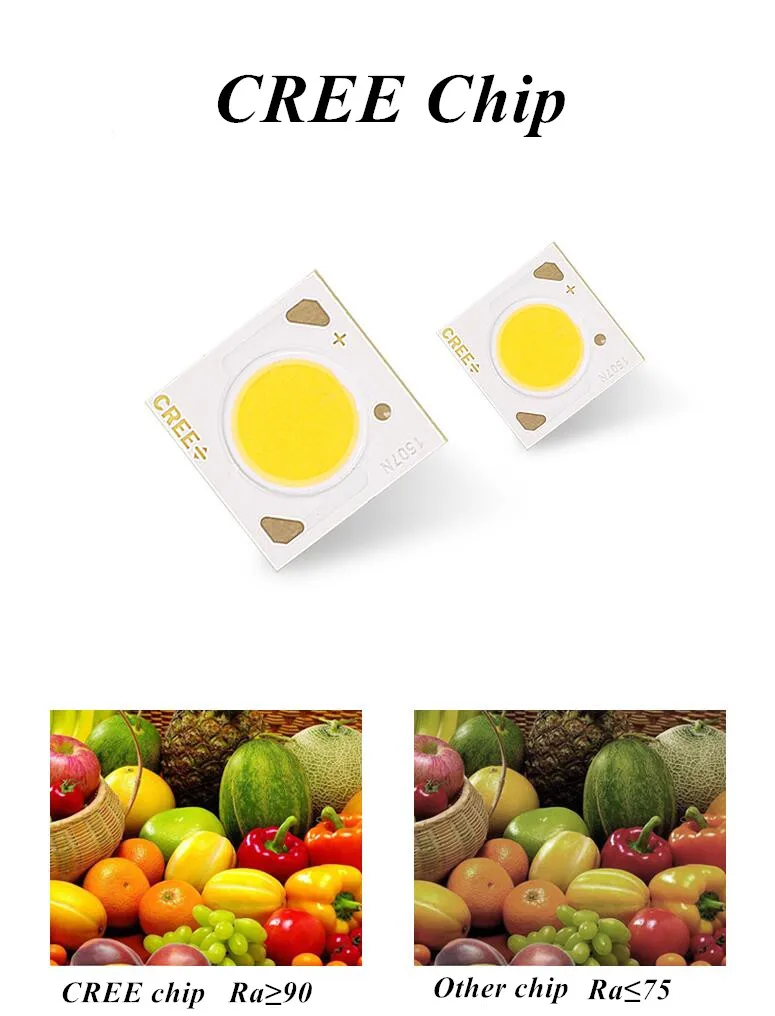 Waterproof Ip65 Round high power led ceiling lamp surface mounted 7W 12w 20w 30w COB ceiling light AC90-265V RA>90