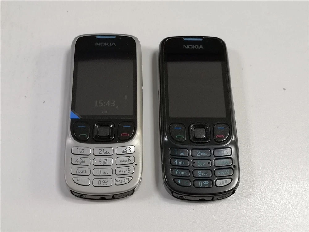 Оригинальный разблокированный мобильный телефон NOKIA 6303i черный и серебристый