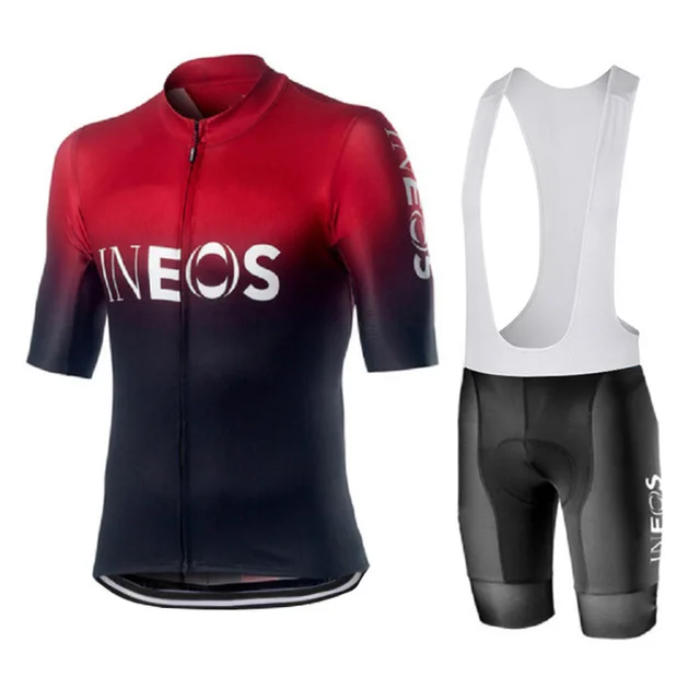 6 Велосипедная майка Pro Team INEOS, летняя велосипедная майка, набор, дышащая, для гонок, спорта, Mtb, велосипедная майка, Мужская одежда для велоспорта - Color: 6