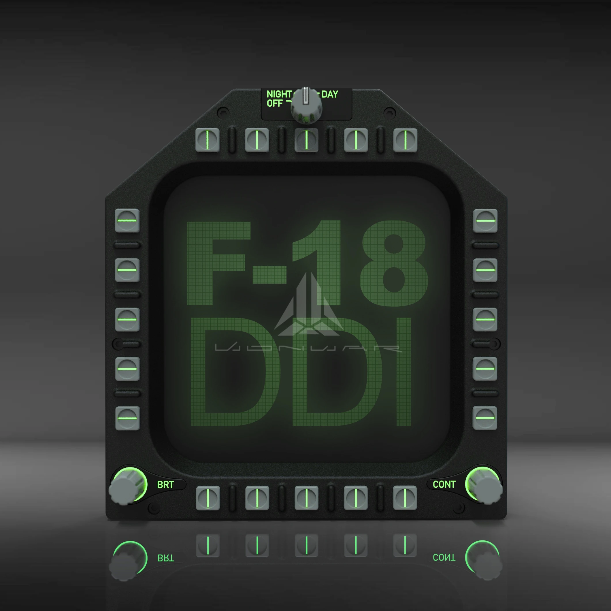The latest f / A-18C F18 Cockpit Analog Flight DDI and other Instrument DCS or Falcon BMS |