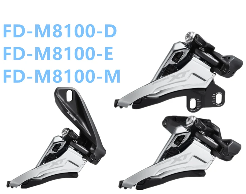 box packed DEORE XT FD M8100 M M8100 E M8100 D Front Derailleurs 2