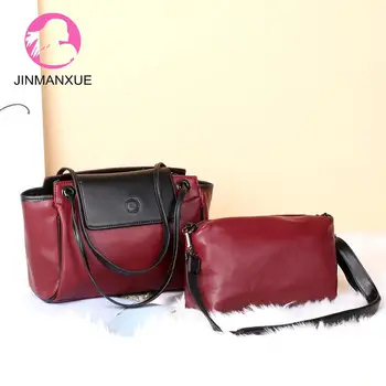 

Women's Vintage Soft Leather Tote Shoulder Bag Big Capacity Handbag Ladies Messenger Bag Cash Handbag Wallet Purse