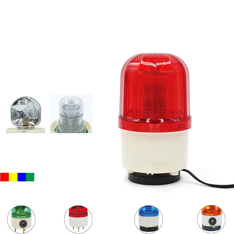 

rotary warning light led flashing strobe light siren bulbmagnetic police light gate red blue orange rotation 12V 24V 220V 380V