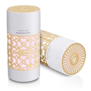 

USB Spray Water Humidifier LED Lamp USB Air Humidifier Bedroom Home Office Car