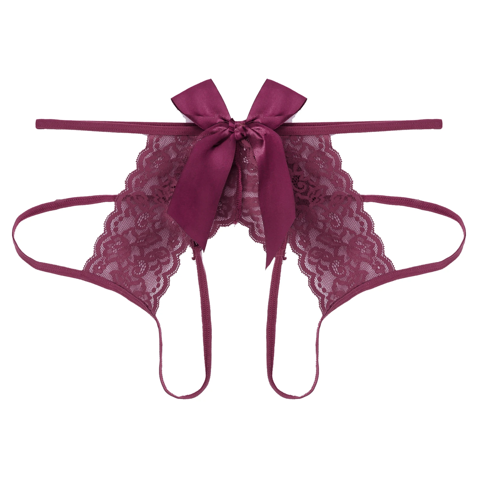 Men Lingerie Briefs Sissy Lace Crotchless Panties Gay Male Sexy See-through Open Butt Briefs Underwear Exotic Penis Hole G-string men stretch g string panties,men stretch thong underwear,men lingerie briefs