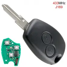 433Mhz 2 Buttons Remote Control Key with PCF7947 Chip and VAC102 Key Embryo for Renault Original 433Mhz 2 Buttons Remote Control Key with PCF7947 Chip and VAC102 Key Embryo for Renault Original