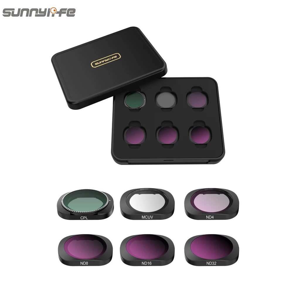 Optional Camera Lens Filter for DJI Spark Filter MC UV CPL ND2 ND4 ND8 N16 ND16 Polarizer Filter for DJI Spark Accessories ND8