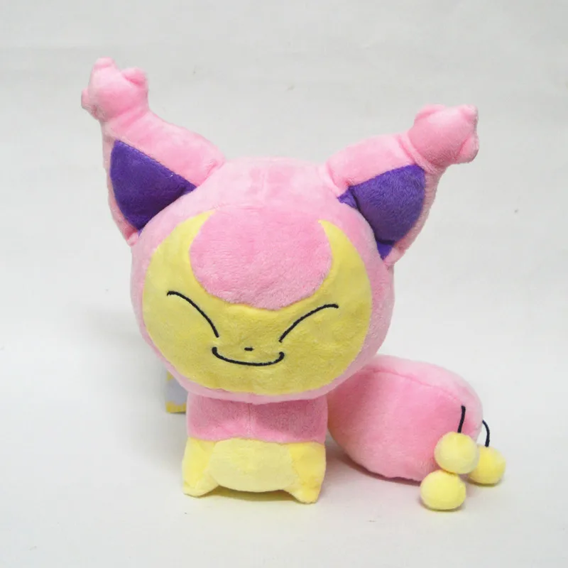 10 шт./лот 18 см аниме Skitty плюшевые игрушки Skitten Eneco мягкие плюшевые животные Allstar коллекция мультфильм кукла
