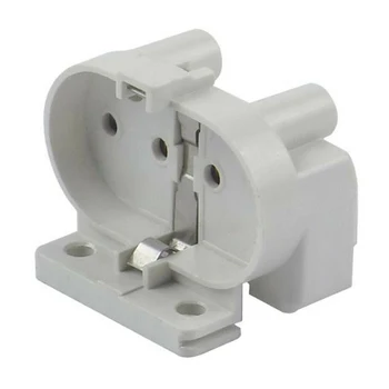 

White Heat Resistant Socket Adapter Easy Install 4 Pin Lamp Base Light Holder 2 A Professional Durable 250 V Home Connector
