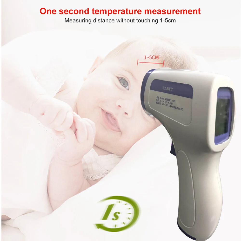 

Adult Child Baby Digital Forehead Thermometer Mutifuctional Infrared Body Thermometer Measurement Device