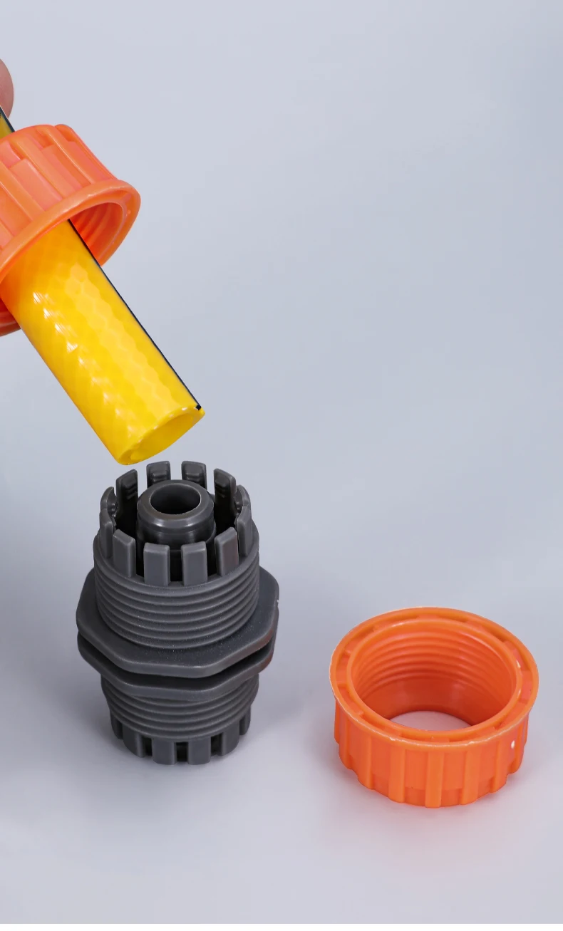 Garden Watering Hose plastic Quick Connector 1/2" 3/4'' 1 Double Male Hose Coupling Joint Adapter Extender Set For Hose Pipe