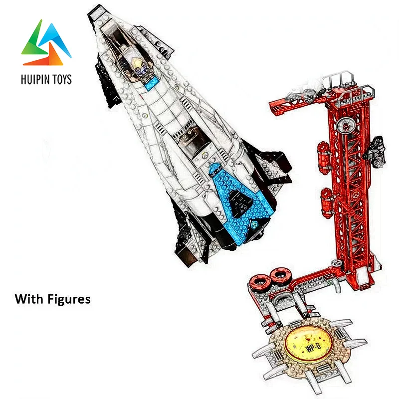 

818Pcs LP Building Blocks Overwatcher Watchpoint: Gibraltar 50006 Compatible 75975 with figures Children Toys Bricks