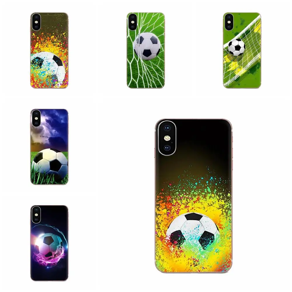 Прозрачный мягкий чехол Футбол футбольный мяч для LG G2 G3 G4 G5 G6 G7 K4 K7 K8 K10 K12 K40 мини