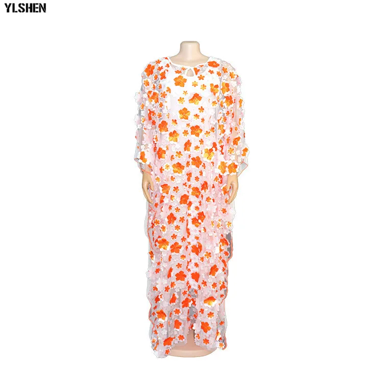 Super Size New African Women's Dashiki Fashion Loose Embroidery Long Dress African Dress For Women African Clothes 17
