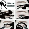 2PCS Eyeliner Stamps Cat Line Eyeliner Stencils Eyeliner Stamps Cat Pro Eye Liner Stamps Models Template Shaper Makeup Tools ► Photo 2/6