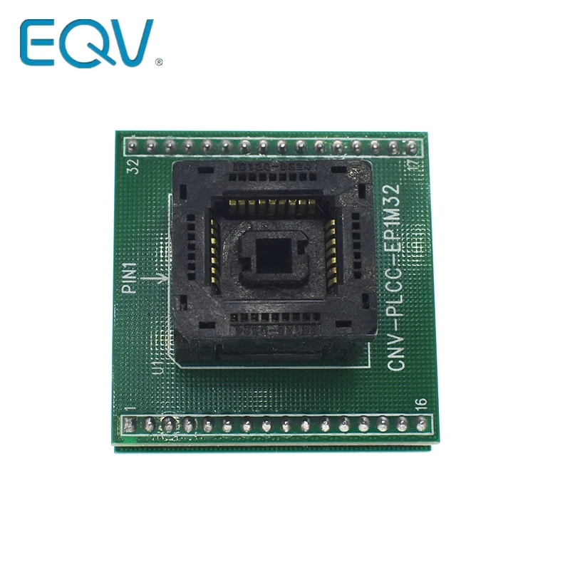 Высокое качество Чип программист PLCC32 адаптер гнездо CNV-PLCC-EP1M32 0324-309 с платой для биоса PLCC32