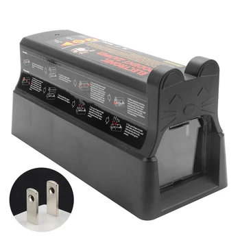 

7000V Indoor Outdoor Electronic Mouse Trap Pest Control High Voltage Detachable Reusable Home Kitchen ABS Restaurant Shock
