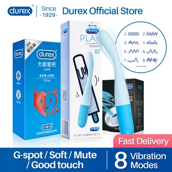Durex Play Slim Vibration for Women Soft Sex Toys for Female Vagina Clitoris G-Spot Stimulator Massager Adult Sex Products 6