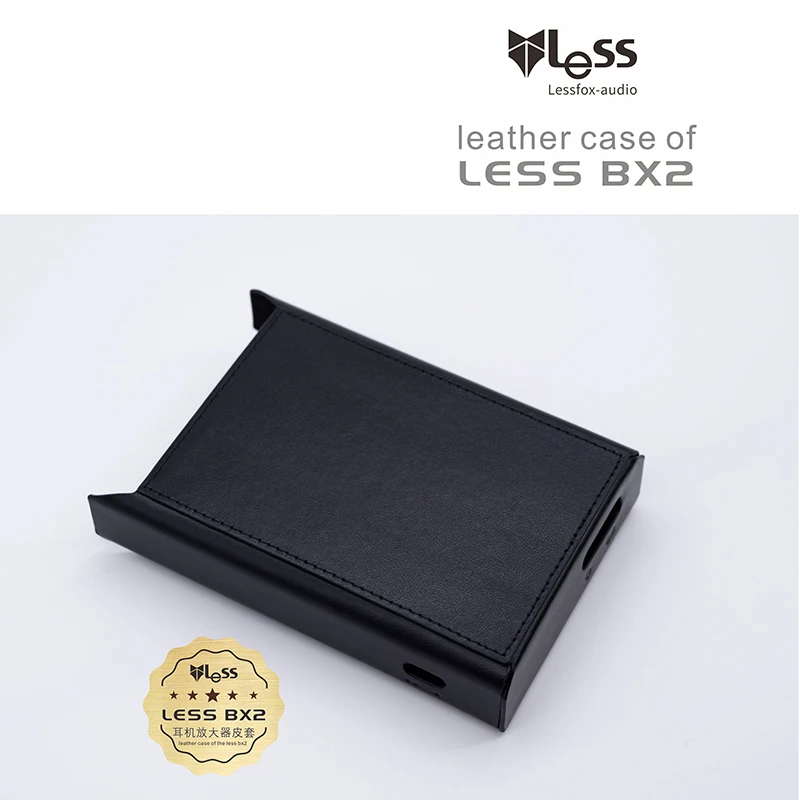 1 PCS Portable LESS BX2 PLUS dual channel output HI END AMP Full balance earphones and headphone amplifier with leather case