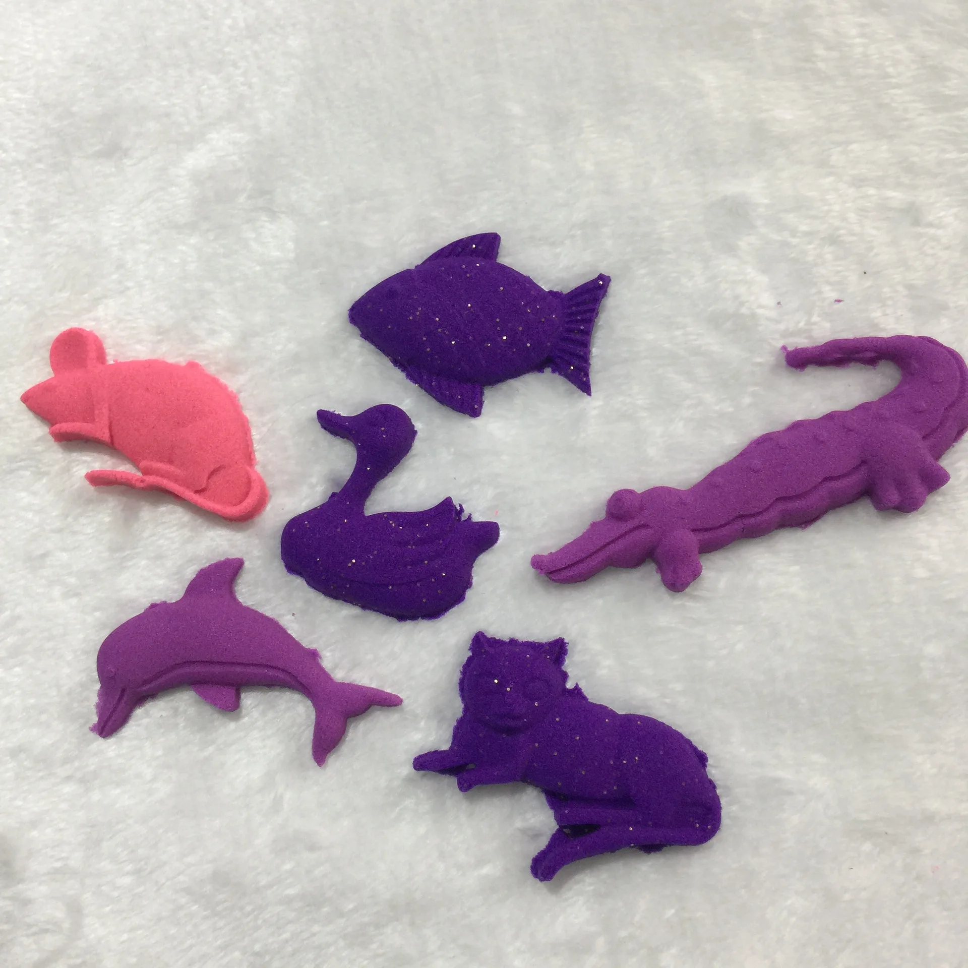 incredible  6 pcs/set Animals Model Fish Cat Duck Dolphin Sand Molding Tools Castle Building Model Beach Toys K