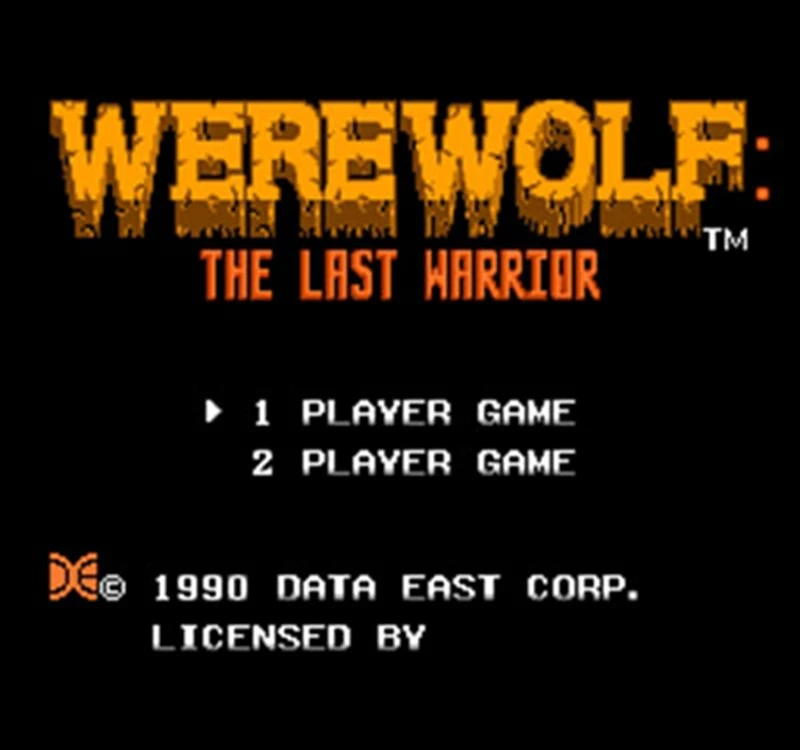 Werewolf 60 контактов английская версия игровой Картридж для 8 бит 60pin игровой консоли