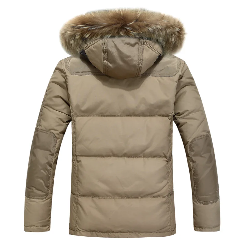  Men's new 2019 down jacket casual men's winter jacket windbreaker duck white jacket men's hoodie/ c