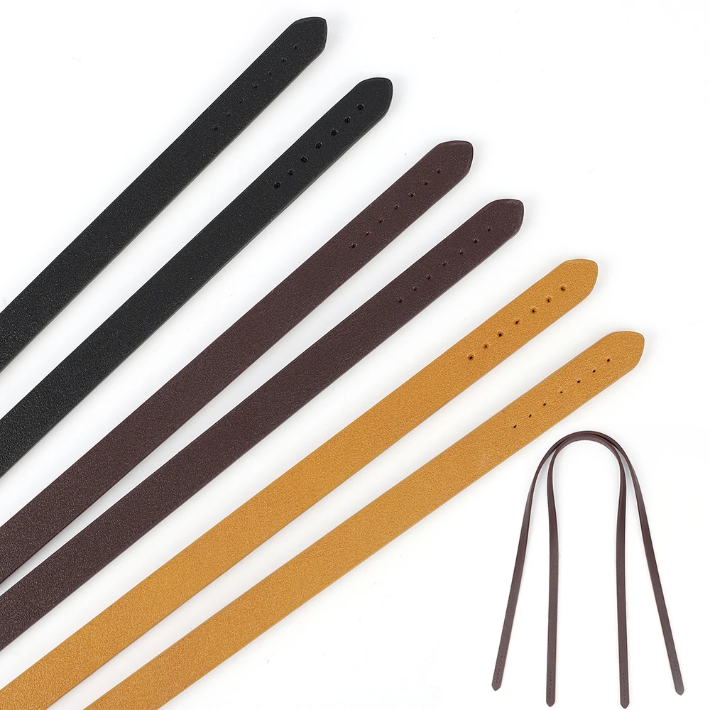2Pcs 70cm Women Bag Strap PU Leather Bag Handles Replacement Purse Strap DIY Handmade Bag Accessories Crossbody Shoulder Handle