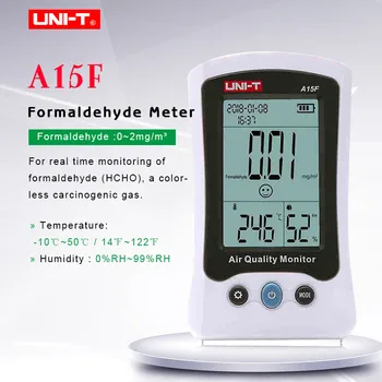 

UNI-T A15F Formaldehyde(HCHO)Meter,Temperature humidity measurement,LED backlight/Concentration emoticon/Visual backlight alarm