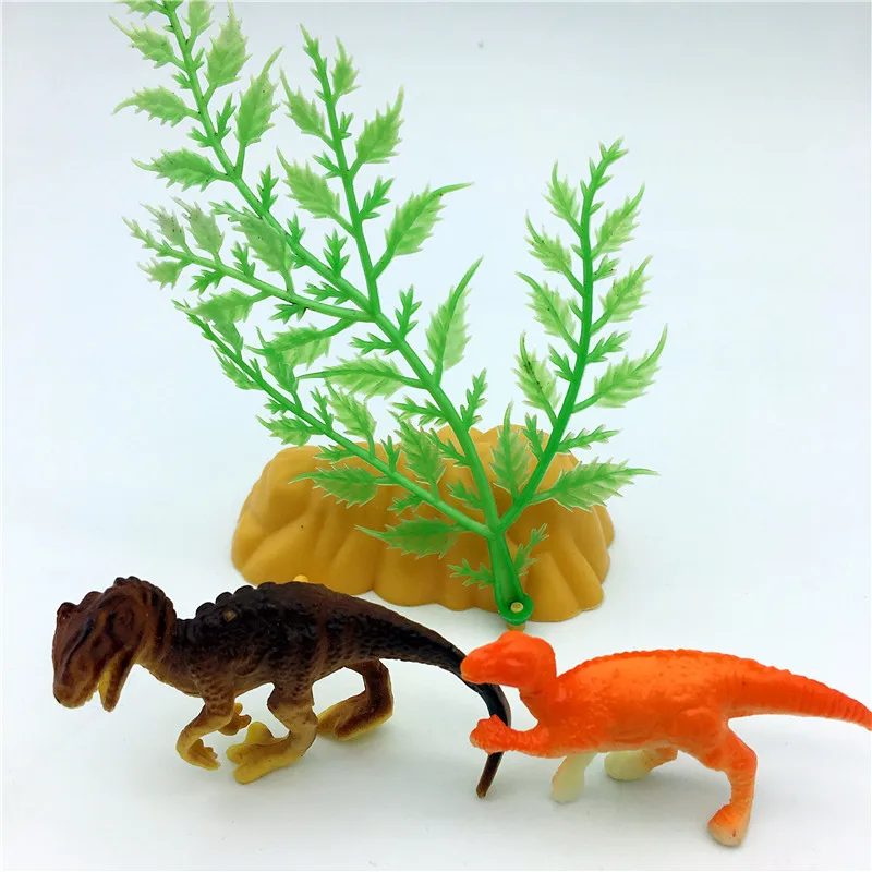 12 шт./компл. миниатюрные Животные Динозавр игрушка симулятор Юрского периода
