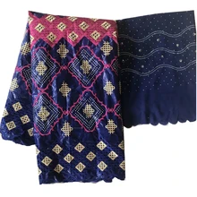 Хит, bazin brode getzner, стразы и вышитые отверстия, дышащие, для бассейна, riche tissu africain, 5+ 2 ярдов, шифоновая ткань, шарф