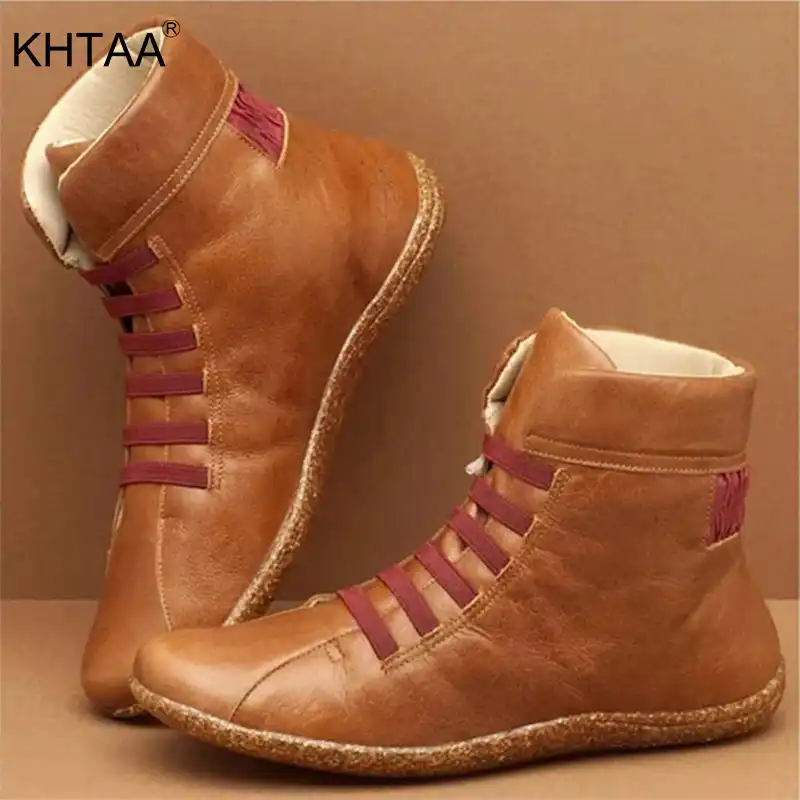 ladies soft leather ankle boots