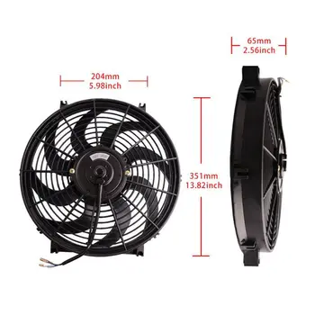 

Electric Radiator Cooling 12V Fan Reversible High Performance Thermo Cooler computer cabinet cooling