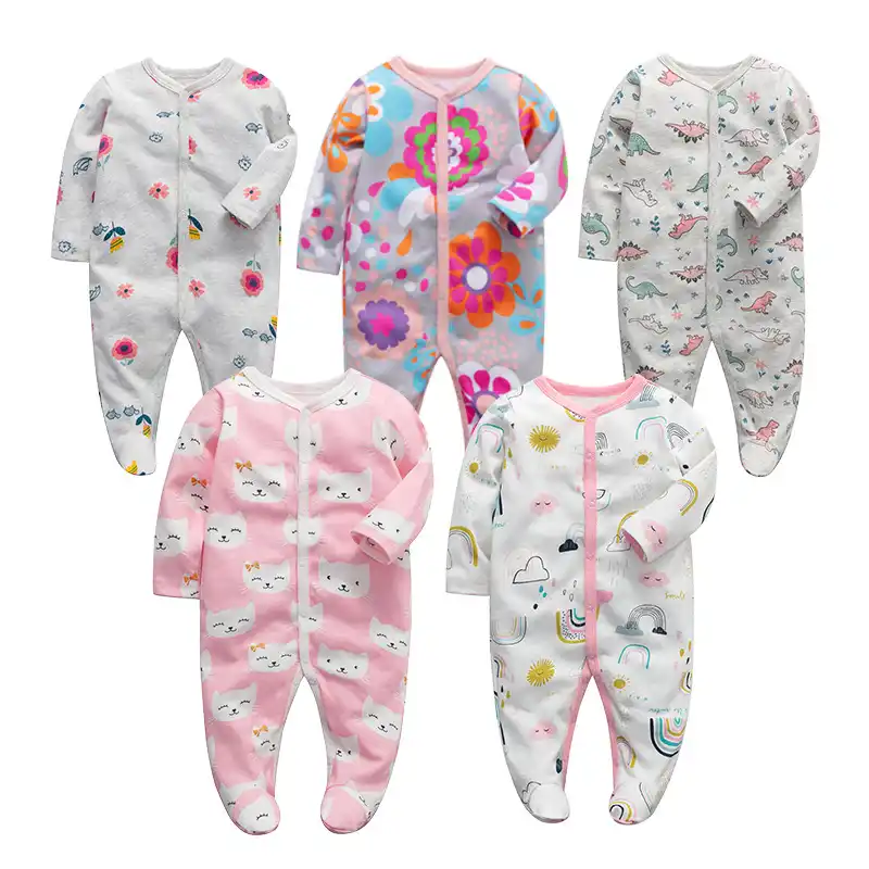 baby cotton sleepsuits