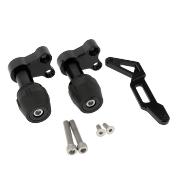 

Motorcycle CNC Frame Slider - Anti Crash Falling Protection Replacement for YAMAHA NVX155 15-18 (Black)