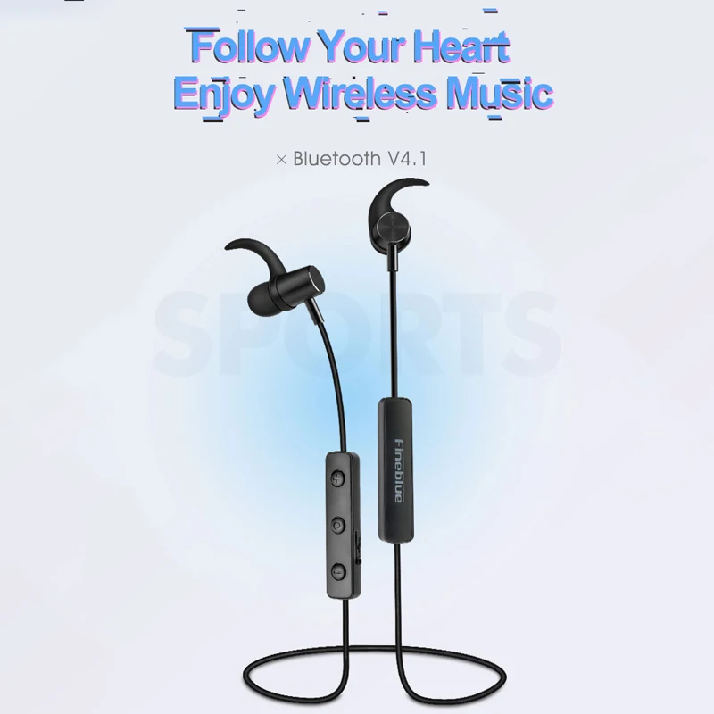 Fineblue P20 Neckband Wireless Earbuds Magnetic Sports Headphones | astrosoar.com