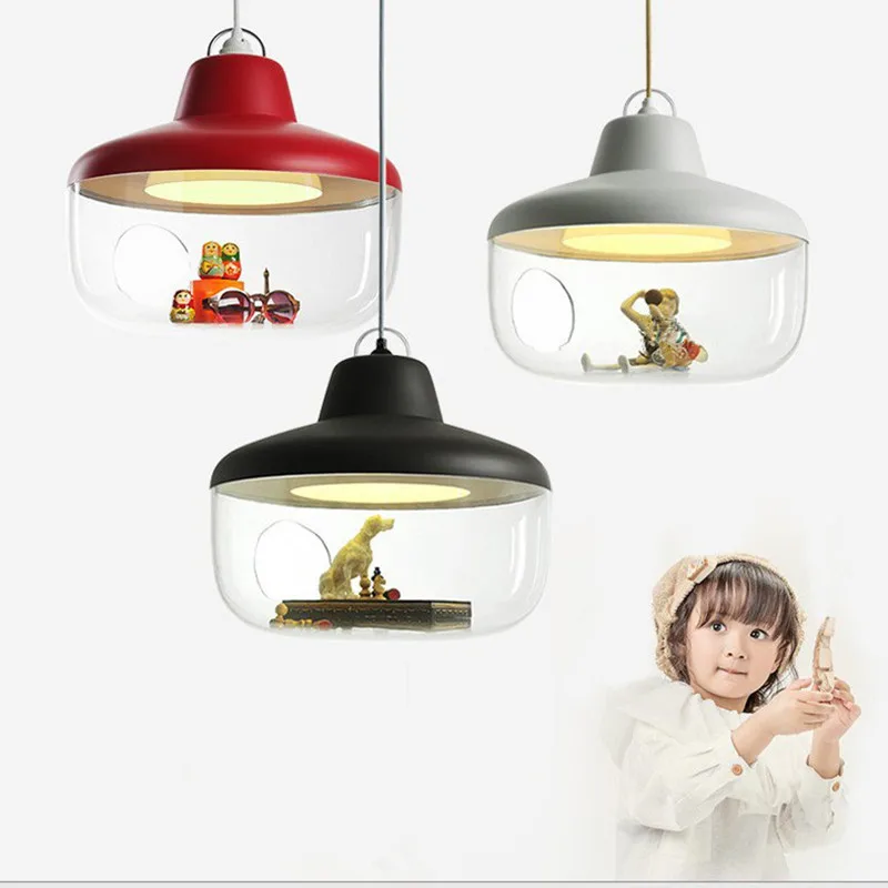 Nordic Modern Metal Cafe Pendant Lamp Lovely Personality Children Room Light Restaurant Light Bedroom Light Free Shipping