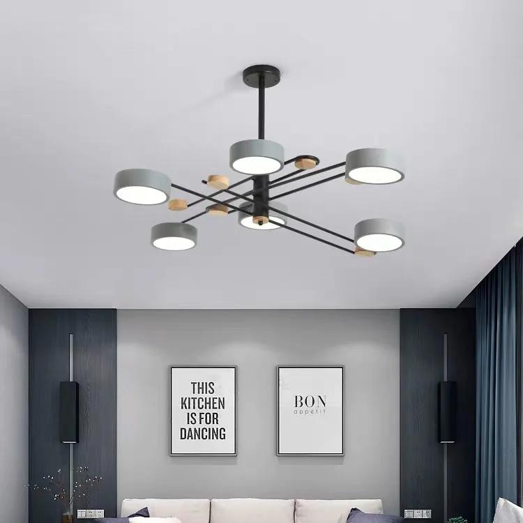 

japan industrial lamp luminaire suspendu wood LED pendant lights restaurant luminaria pendente