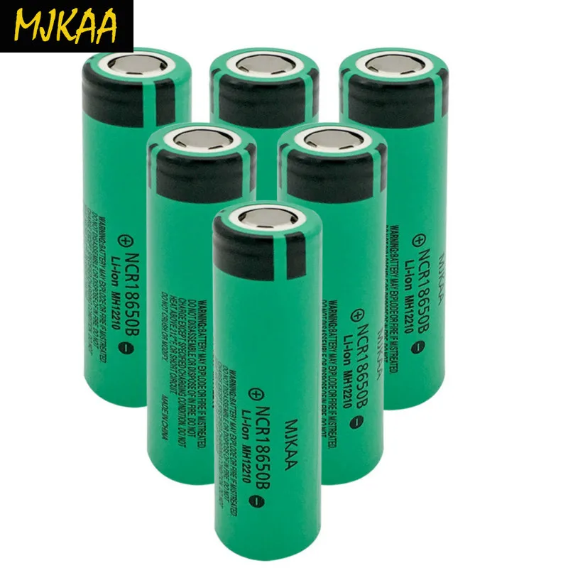 MJKAA 3,7 V NCR 18650B 3400mAh подходит для Panasonic аккумулятор/блок питания/портативное зарядное устройство/лампа аккумуляторная батарея