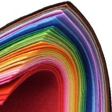 20/40 шт. Non сплетенная ткань 1 мм, Полиэстеровая листы домашний декор Комплект для шитья кукол ремесла AUG889