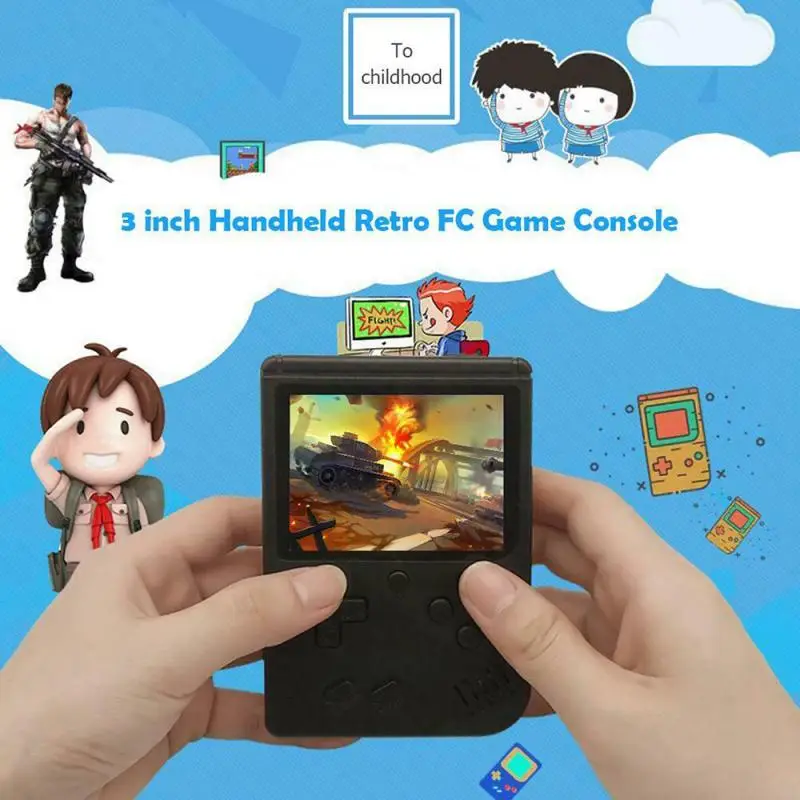 MINI Portable Retro Video Console Handheld Game Advance Players Boy 8 Bit Built-in Gameboy 400 Games for Kids Gift